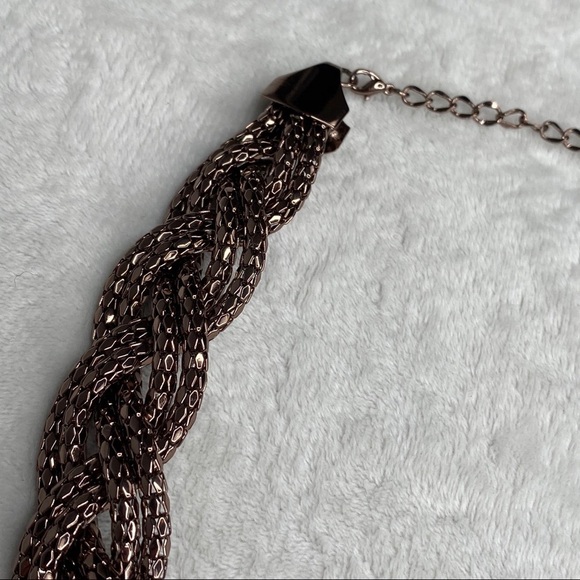 Alfani Copper Braided Chain Necklace - Picture 4 of 5